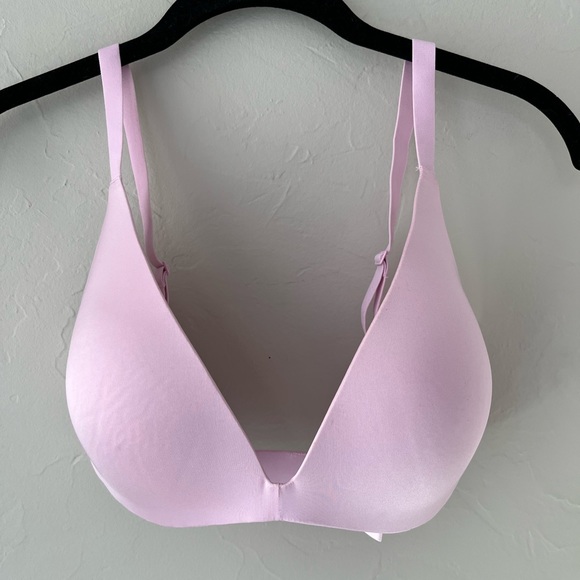 NEW SKIMS WIRELESS FORM T SHIRT DEMI BRA BABY PINK 36C - Picture 4 of 6